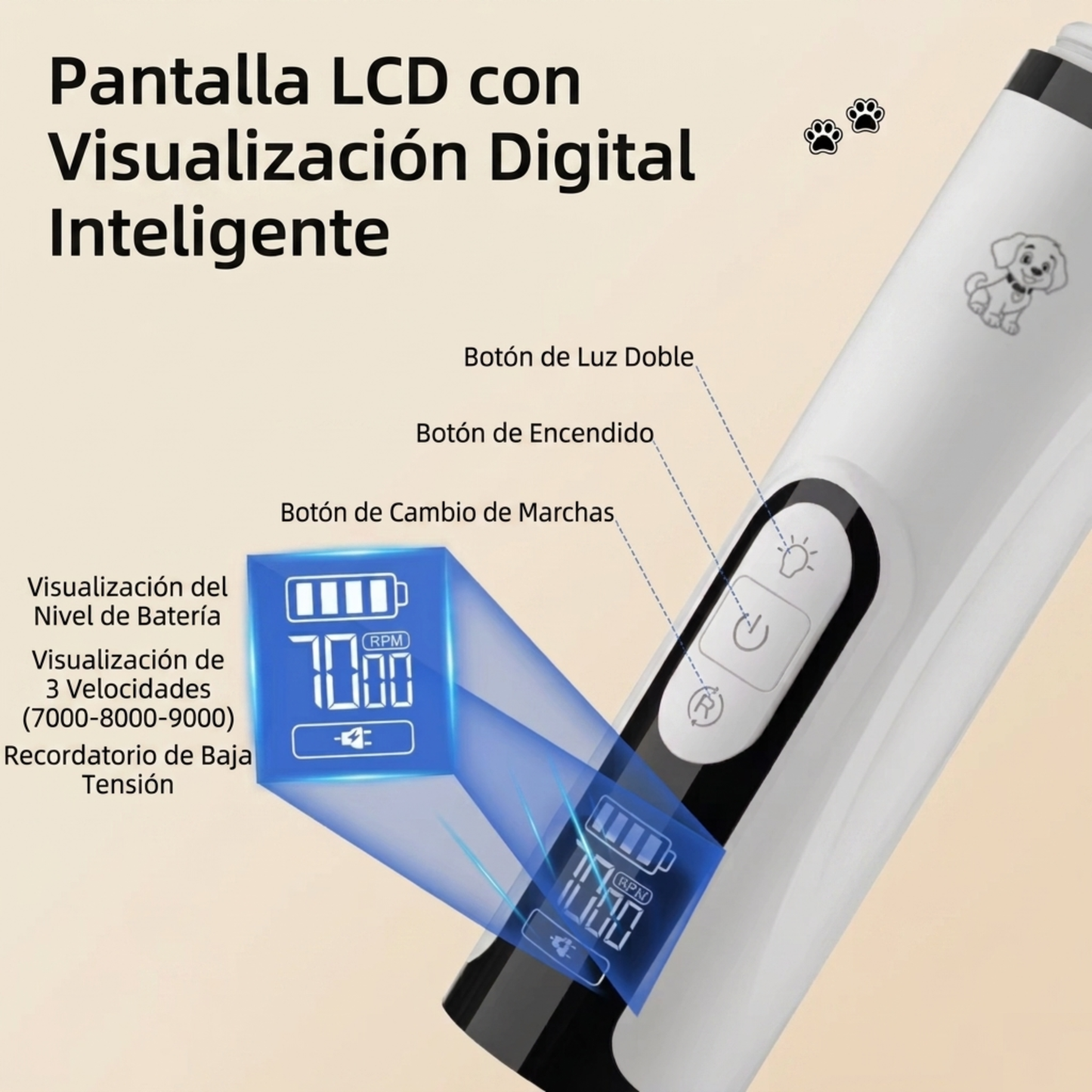 PawEase™ Lima Profesional para Uñas.